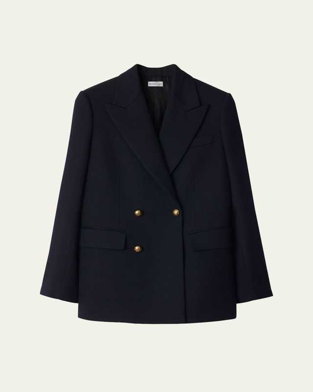 Double-Breasted Wool Jacket